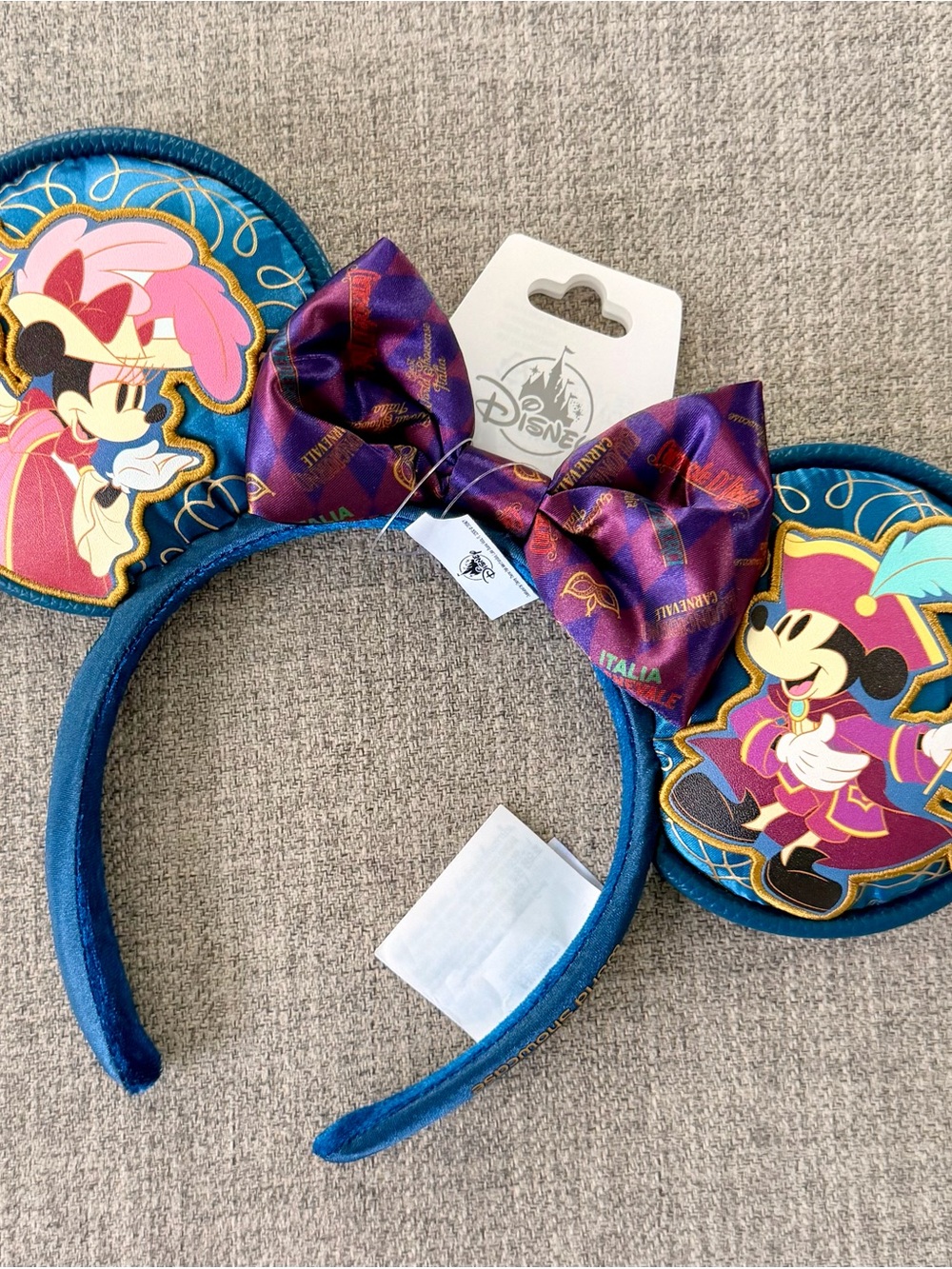 Disney Epcot World Showcase Italia Ears